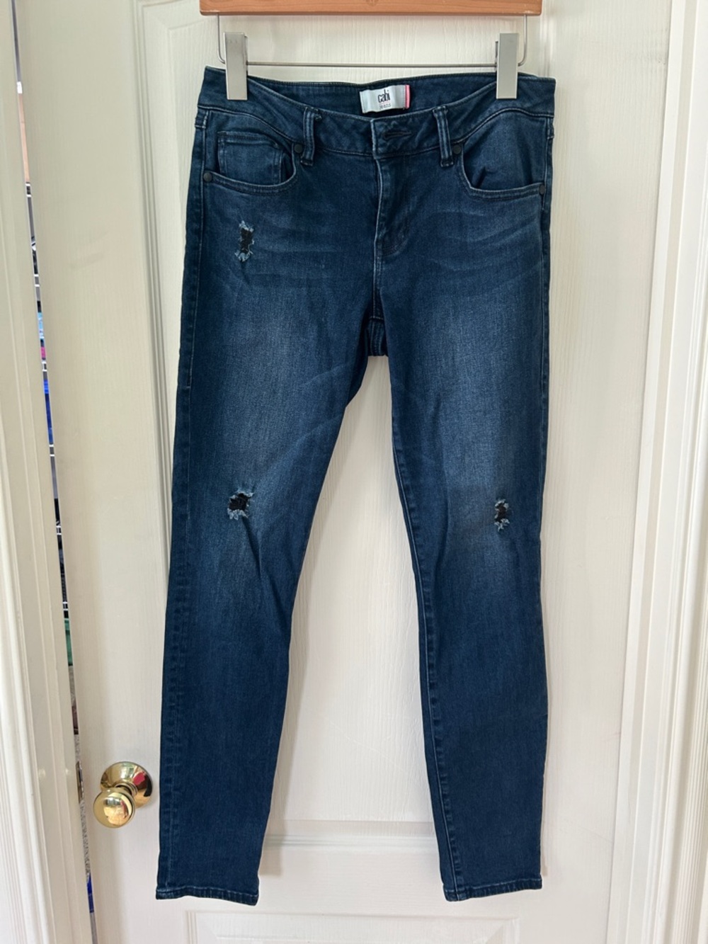 CAbi Blue Denim Jeans with Pink Tag